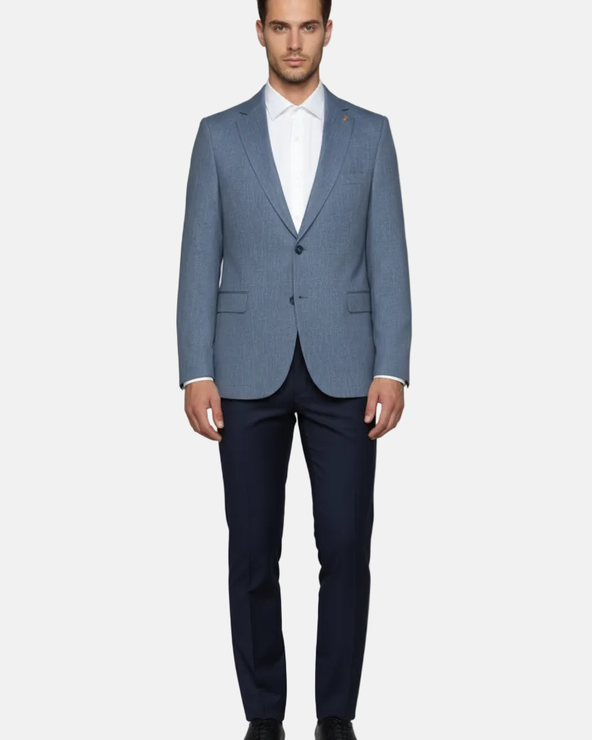 Vindor Indigo Blazer - Styled