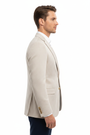 Wam Denim Corlan Light Beige Blazer – side profile view on model