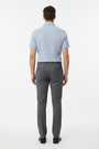 Wam Denim Quarn Blue Short Sleeve Shirt – back view on model