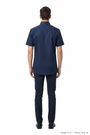 Lorven Navy Short Sleeve Shirt - Back