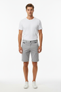 WAM DENIM Korte Broek 72456 Zurex Light Grey - Front View