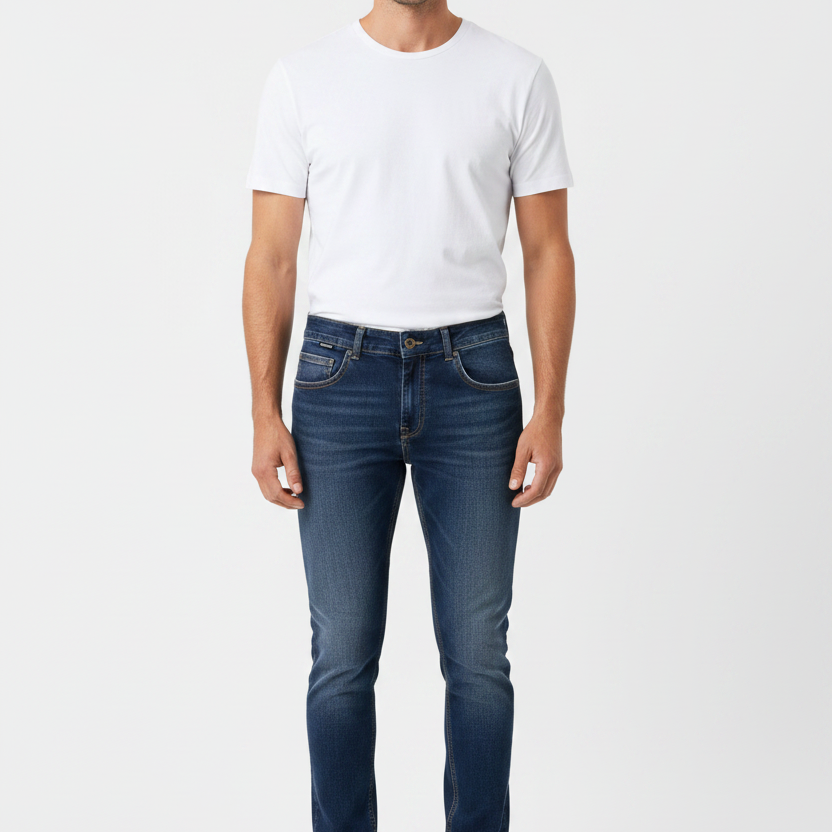 WAM DENIM Jeans 72453 Fenric Dark Blue - Front View