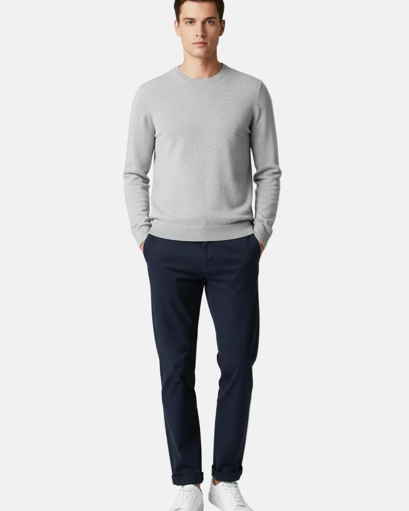 Thorn Light Grey Pullover - Styled