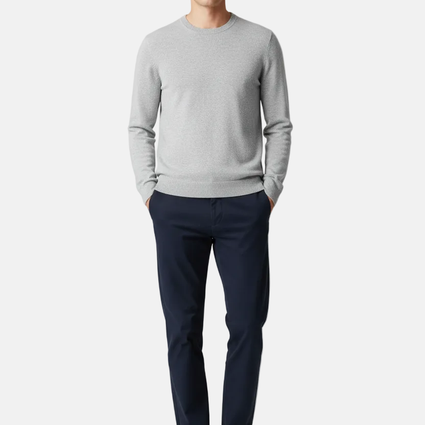 Thorn Light Grey Pullover - Styled