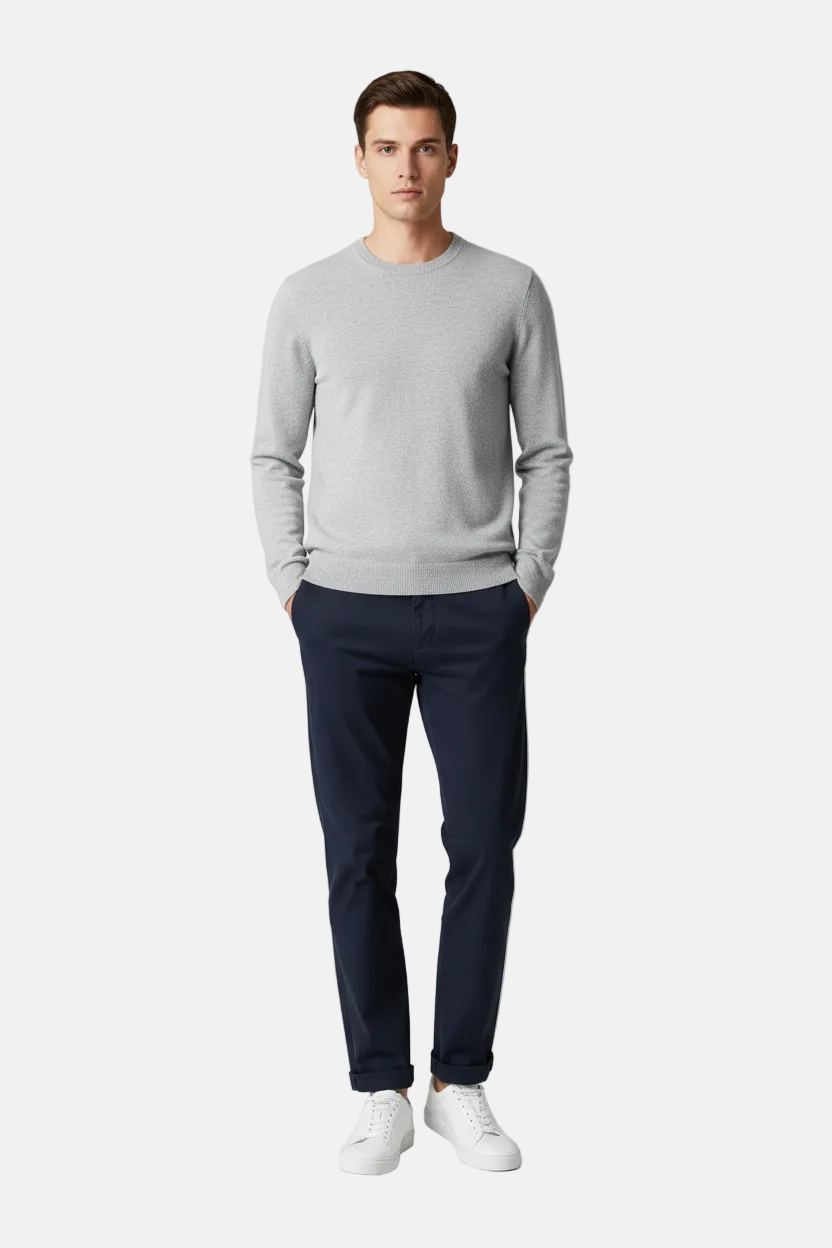 Thorn Light Grey Pullover - Styled