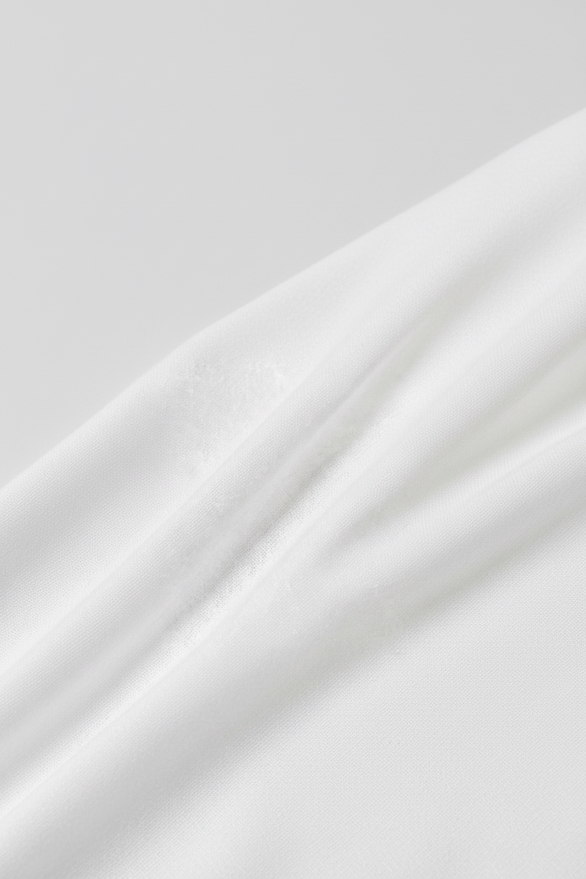 Merax White Long Sleeve Shirt - Fabric