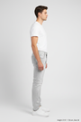 Halvik Light Grey Jeans - Side View