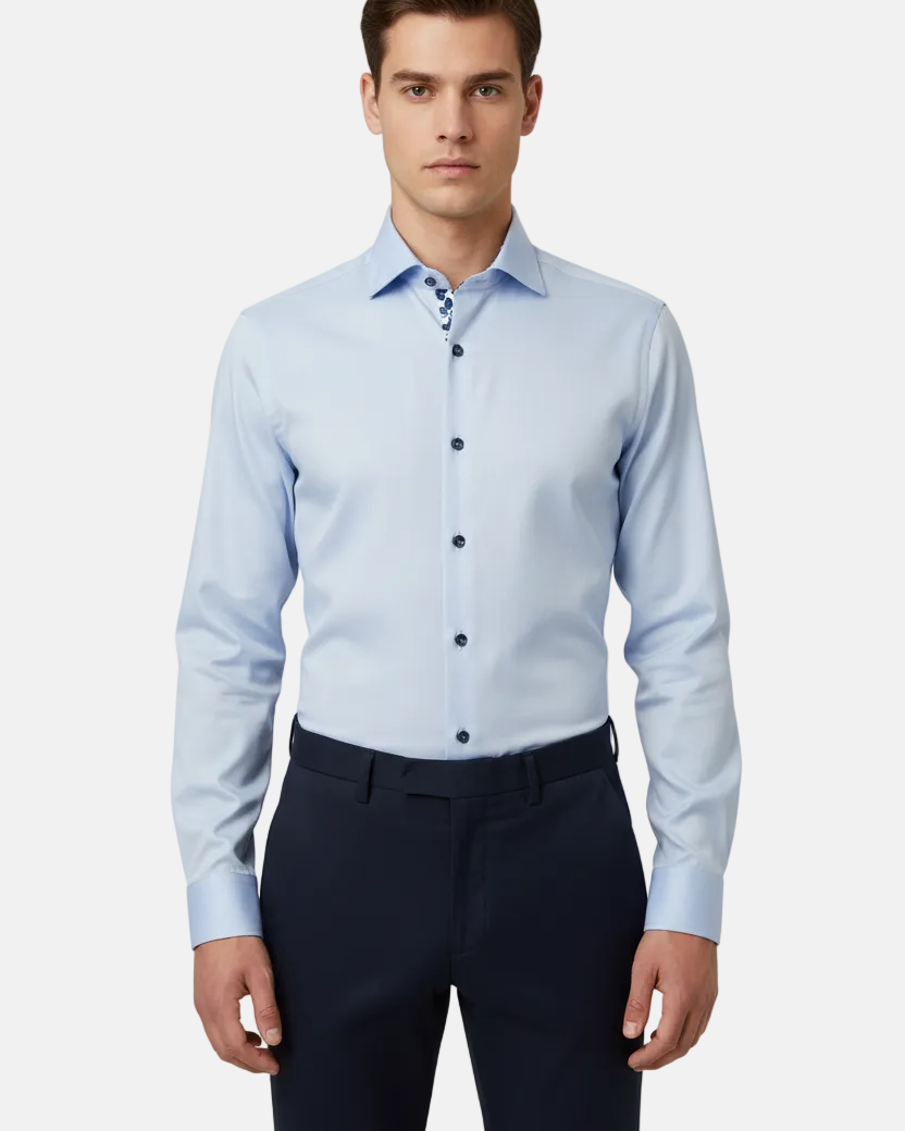 Terlox Light Blue Shirt - Front