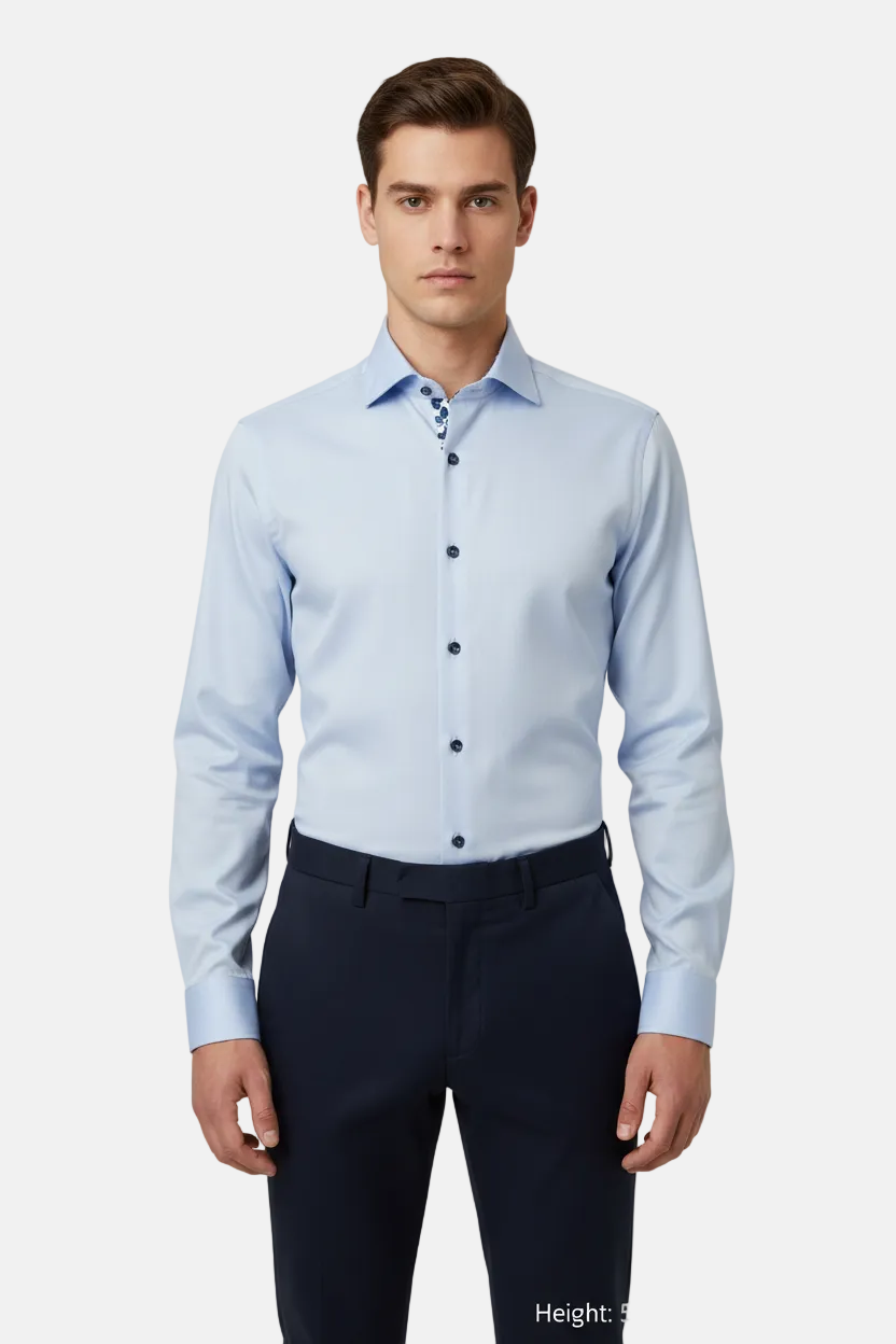 Terlox Light Blue Shirt - Front