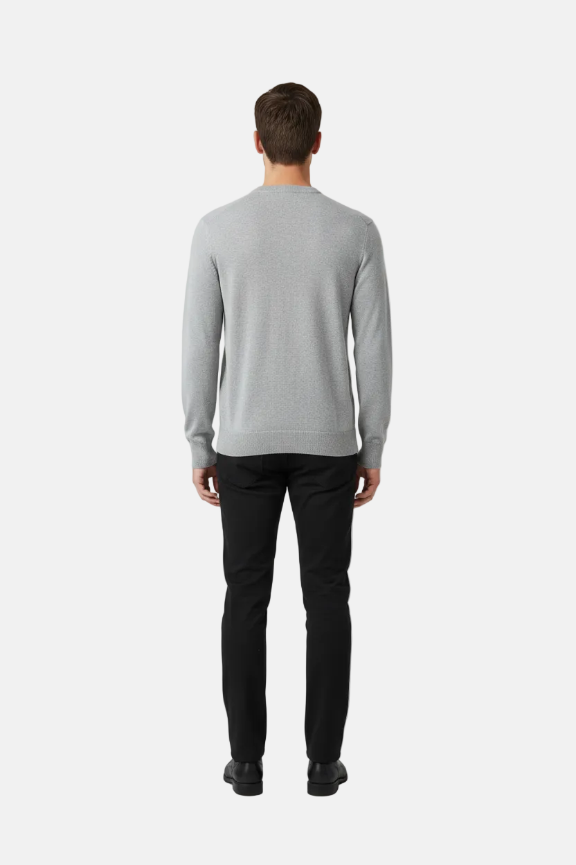 Thorn Light Grey Pullover - Back
