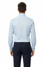 Wam Denim Ordin Light Blue Long Sleeve Shirt – back view on model