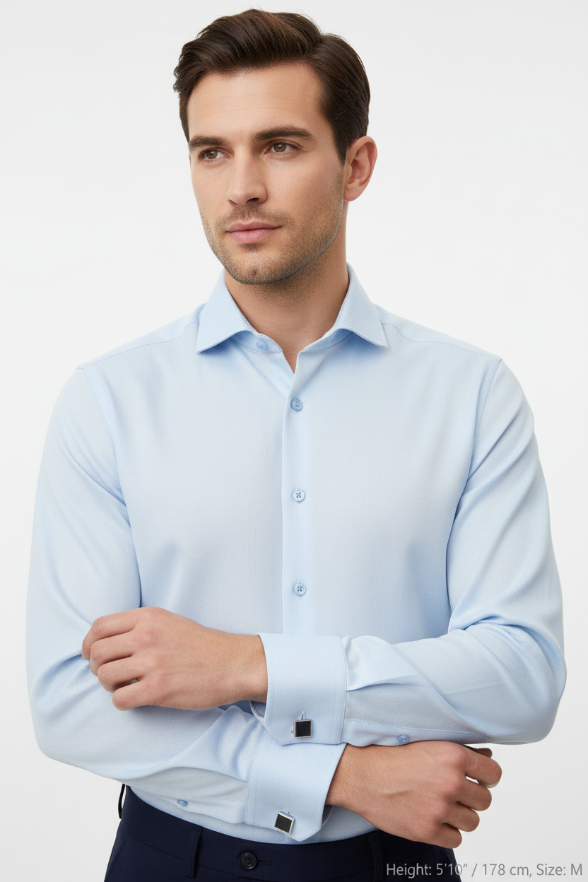 Collar and chest close-up