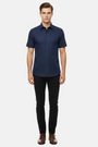Lorven Navy Short Sleeve Shirt - Front