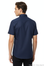 Lorven Navy Short Sleeve Shirt - Back Upper Body