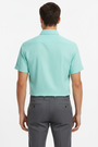 Wam Denim Quarn Turquoise Short Sleeve Shirt – back view on model