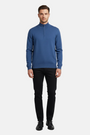 Halron Dark Blue Half-Zip Pullover - Front