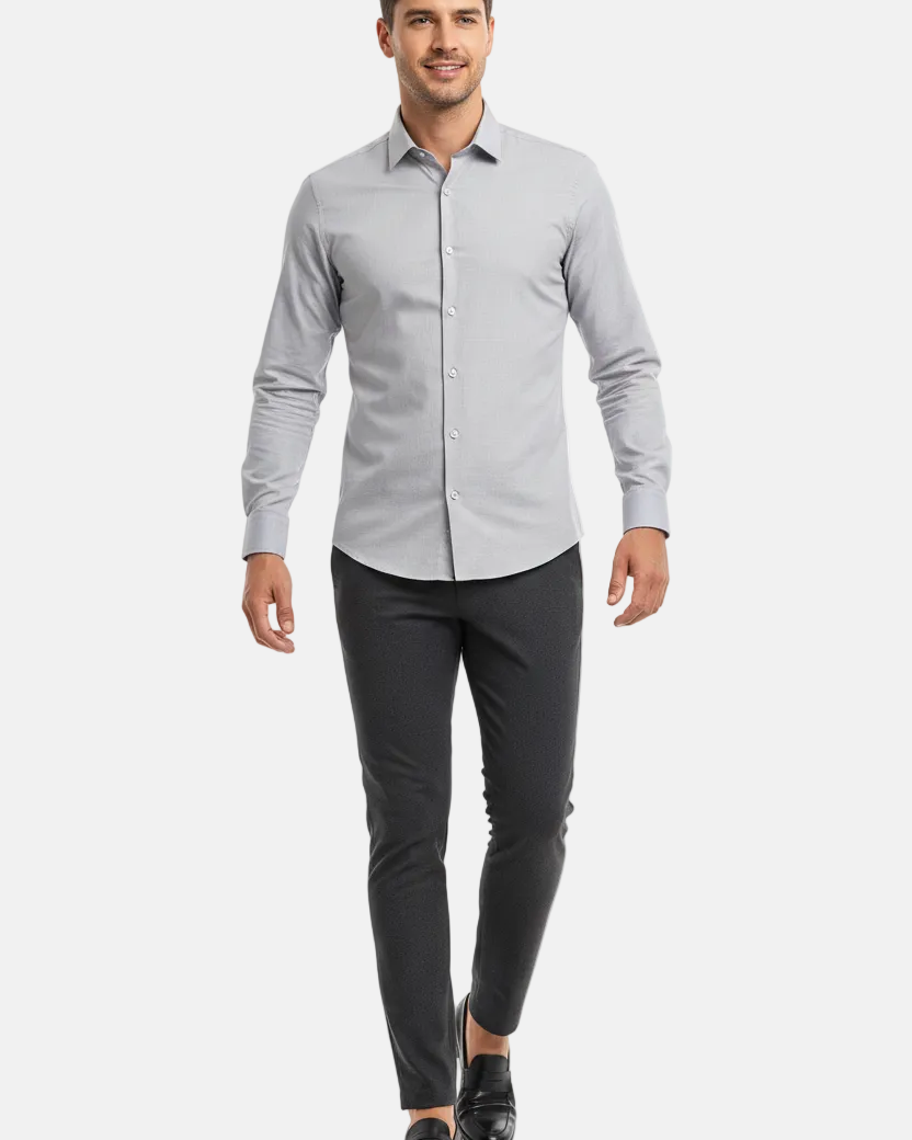 WAM DENIM Norvik Light Grey Shirt - Lifestyle