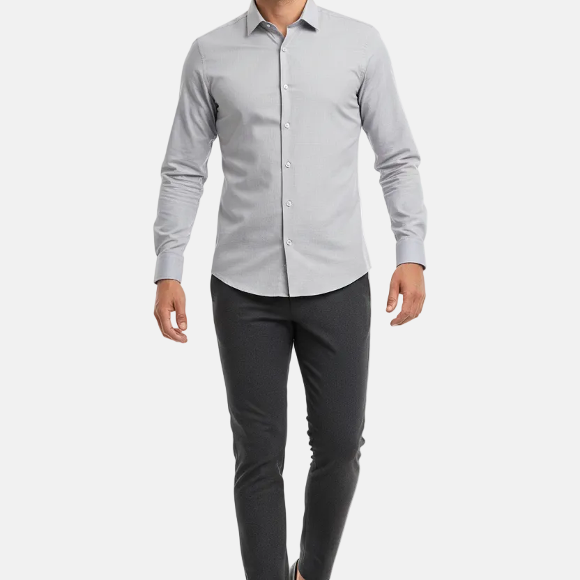 WAM DENIM Norvik Light Grey Shirt - Lifestyle