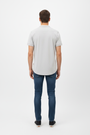 WAM DENIM T-Shirt 79664 Velvet Light Grey - Back View