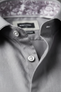 Kalden Light Grey — Collar Close-up