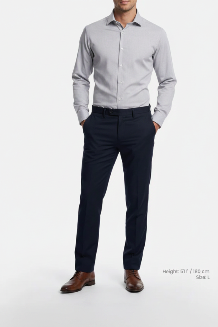 Kalden Light Grey — Full Body Front