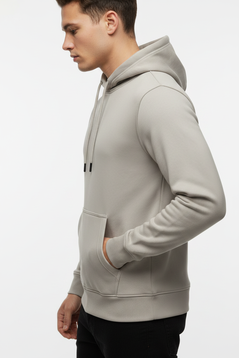 Light Grey Hoodie – side