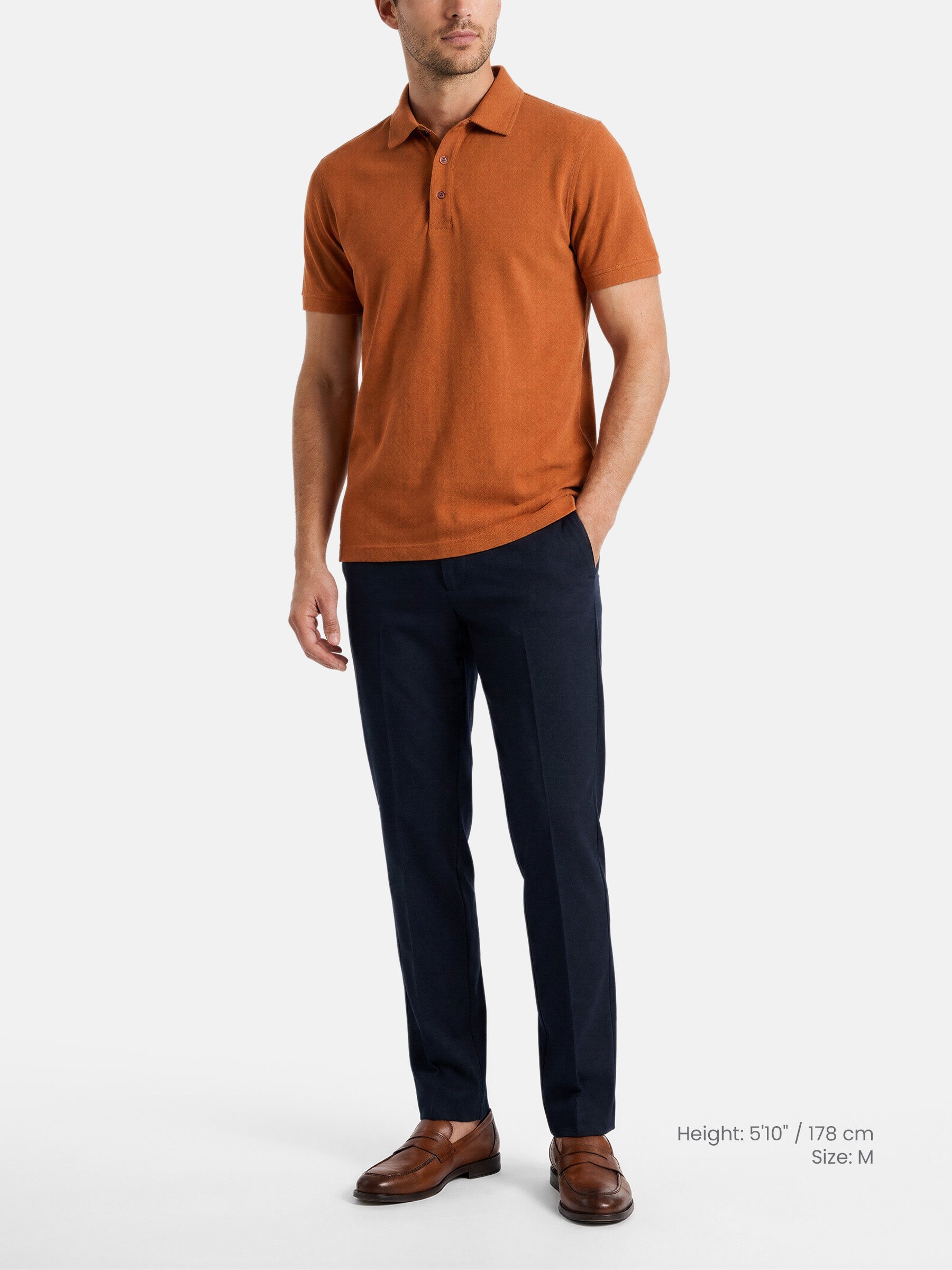 The Lurian Orange Polo