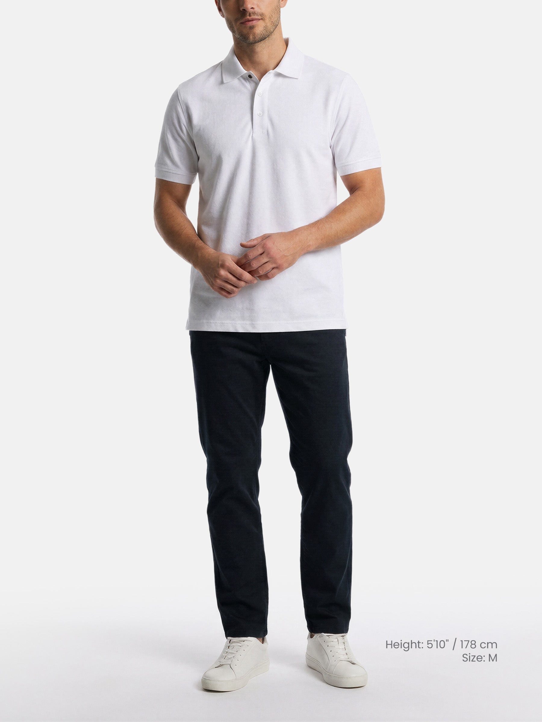 The Lurian Off White Polo