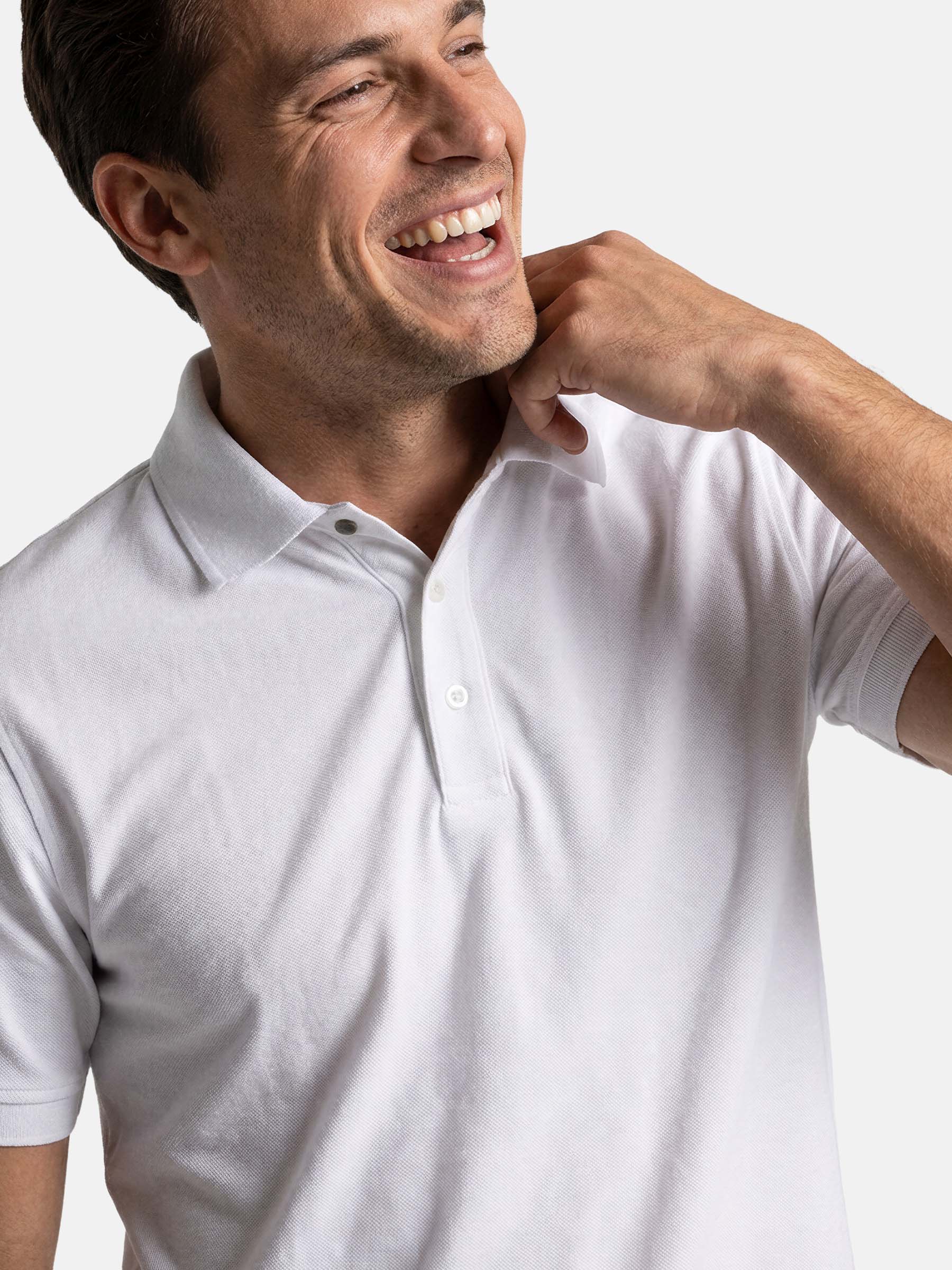 The Lurian Off White Polo