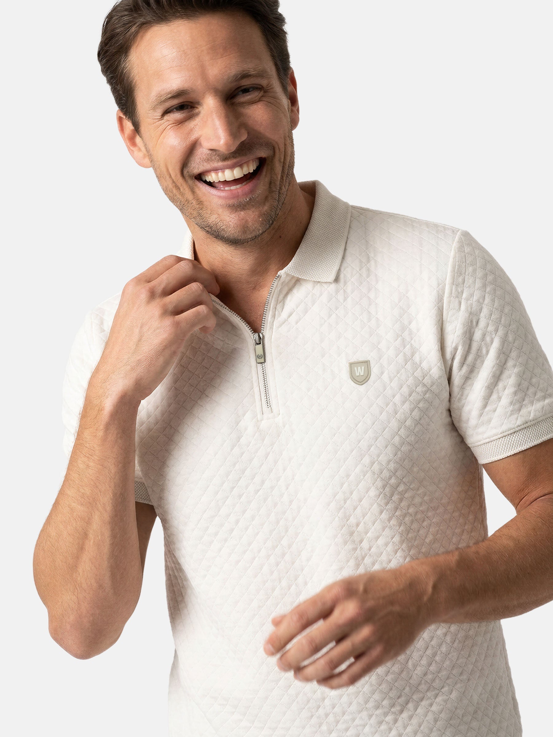 The Navor Off White Polo