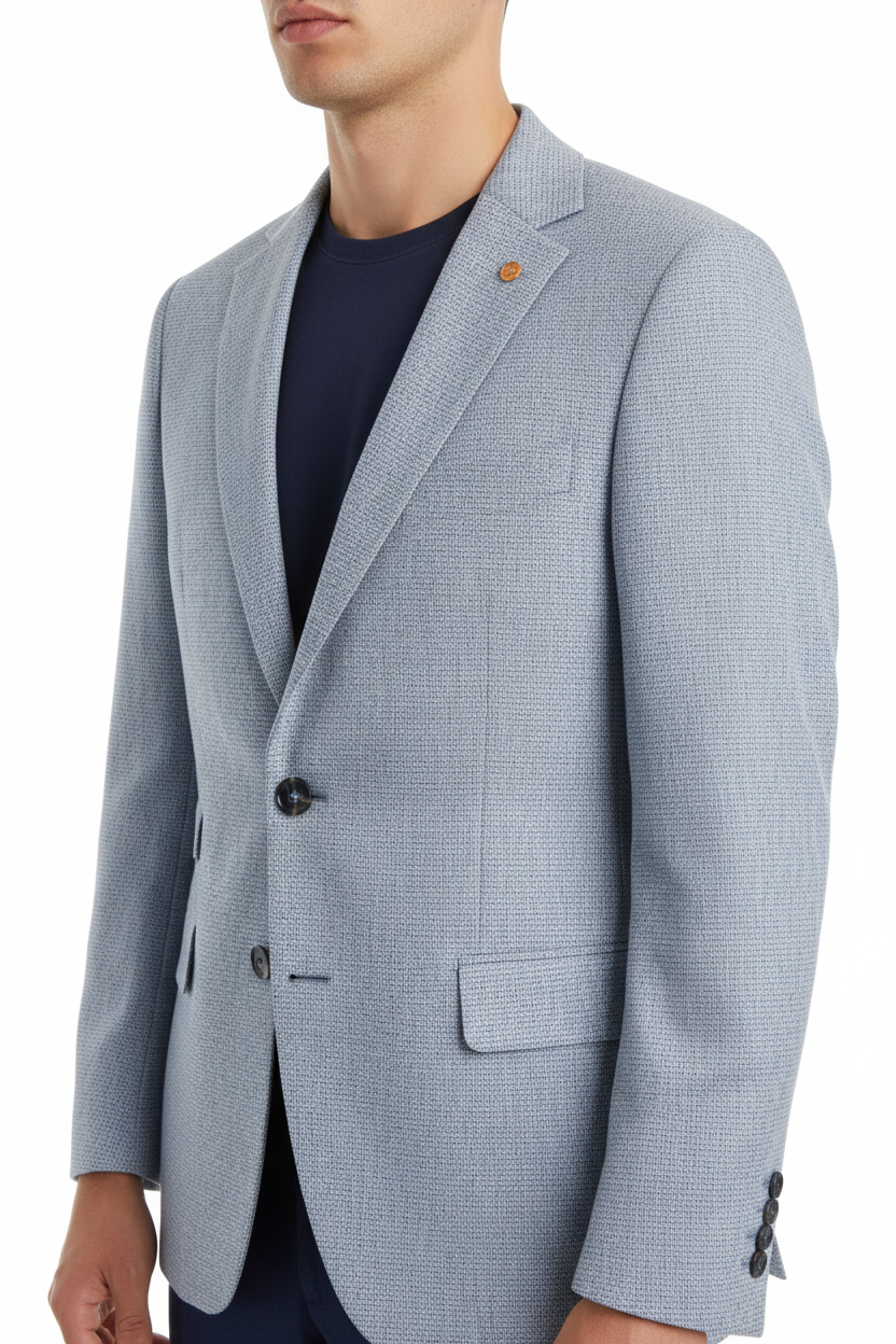 Oxlen Blue – Lapel Detail