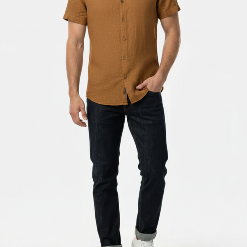 Quarn Brown Shirt – Front