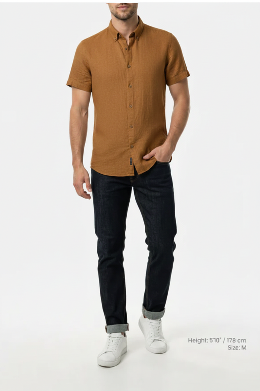 Quarn Brown Shirt – Front