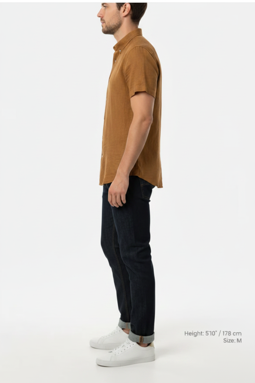 Quarn Brown Shirt – Side