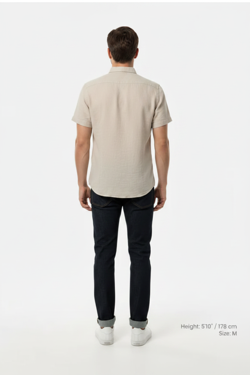 Quarn Light Grey Shirt – Back