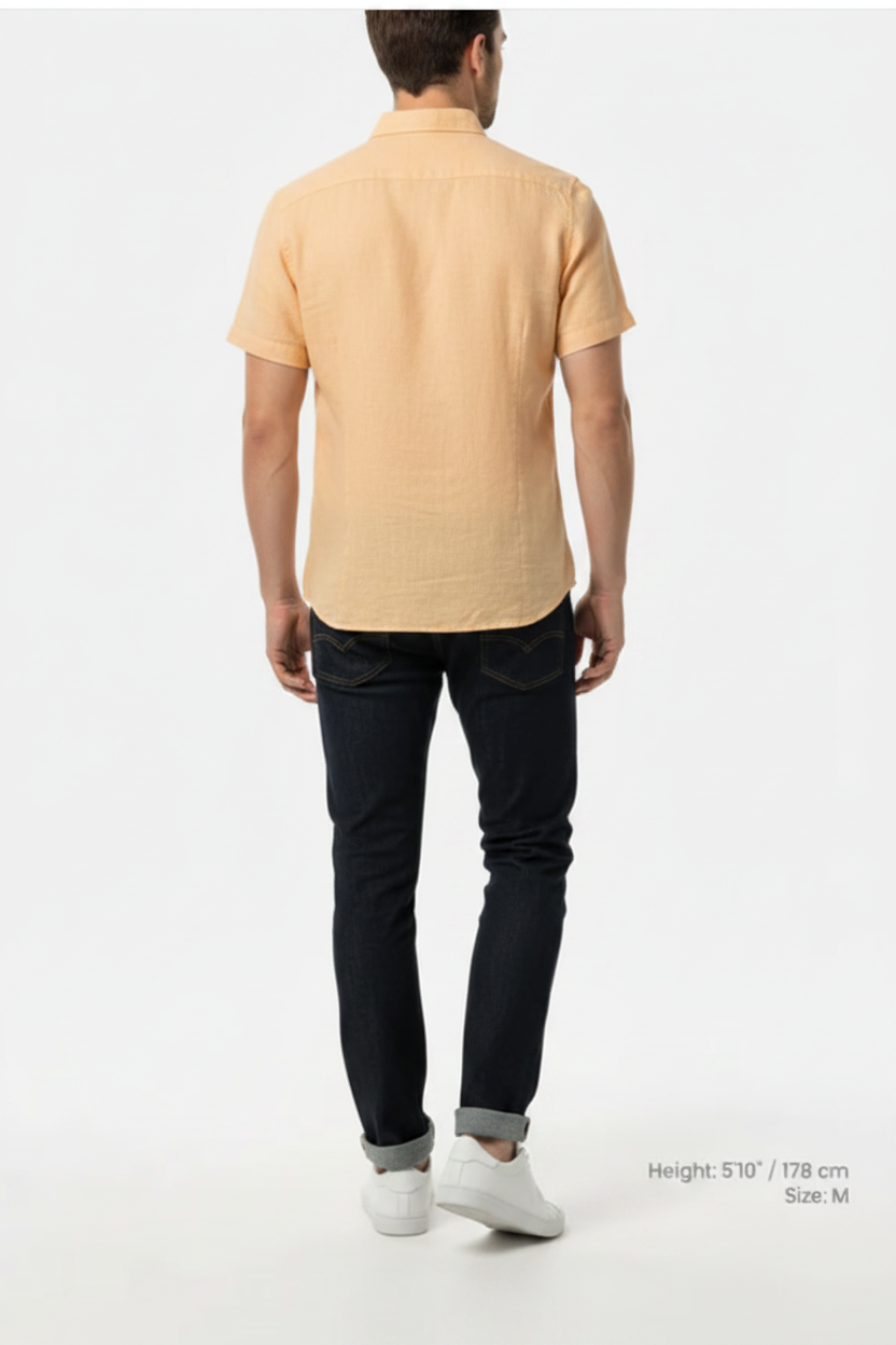 Quarn Light Orange Shirt – Back