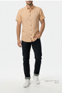Quarn Light Orange Shirt – Front