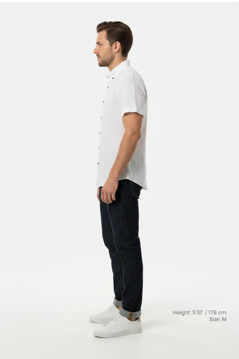 Quarn White Shirt – Side