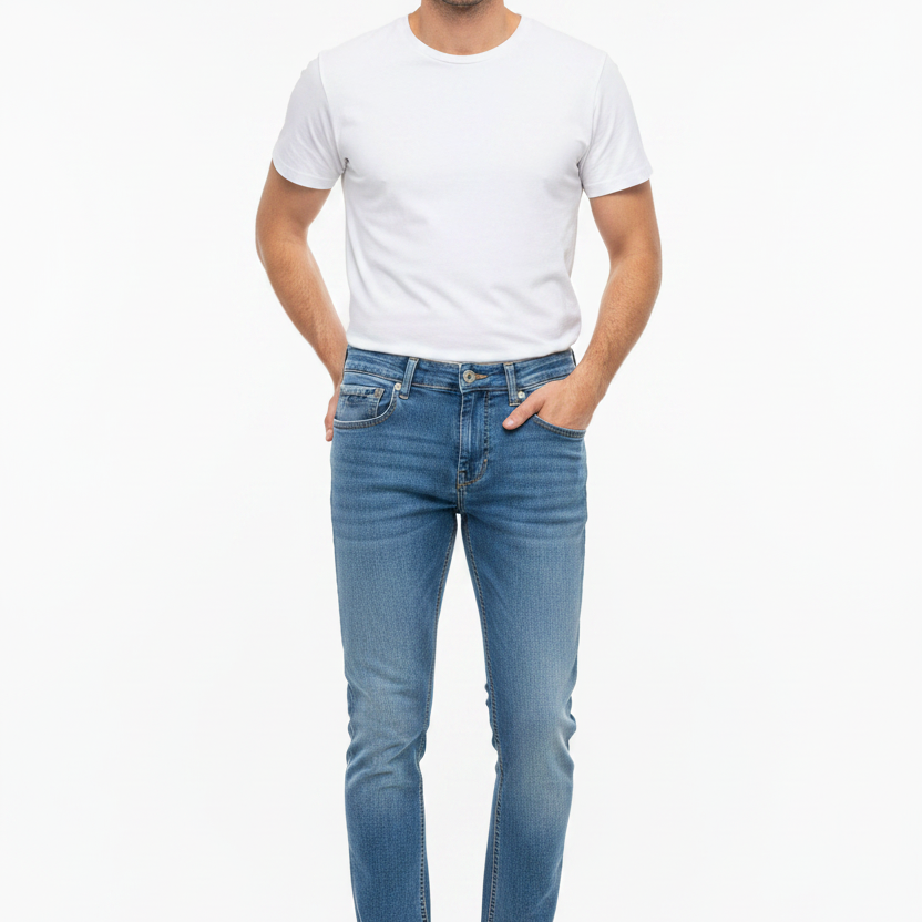 Rylor Blue Jeans – Model Front