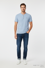 The Droven Blue T-Shirt - Front