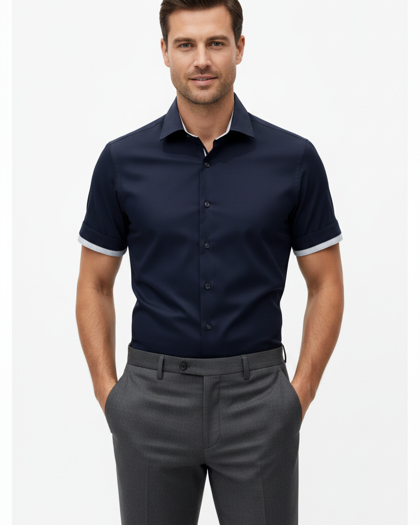 Valmor Navy – Model Front