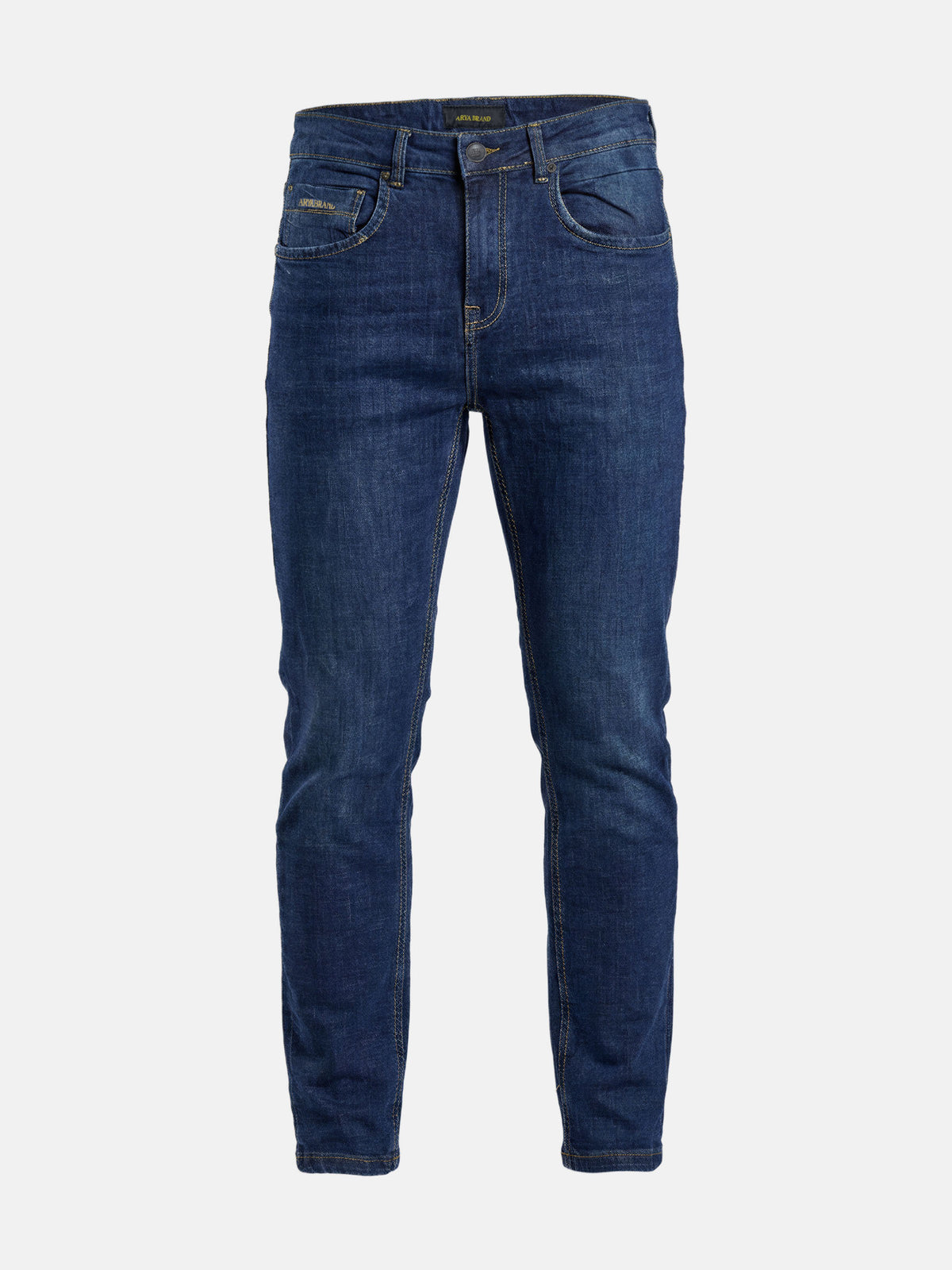Men’s blue jeans with slim fit and classic five-pocket design