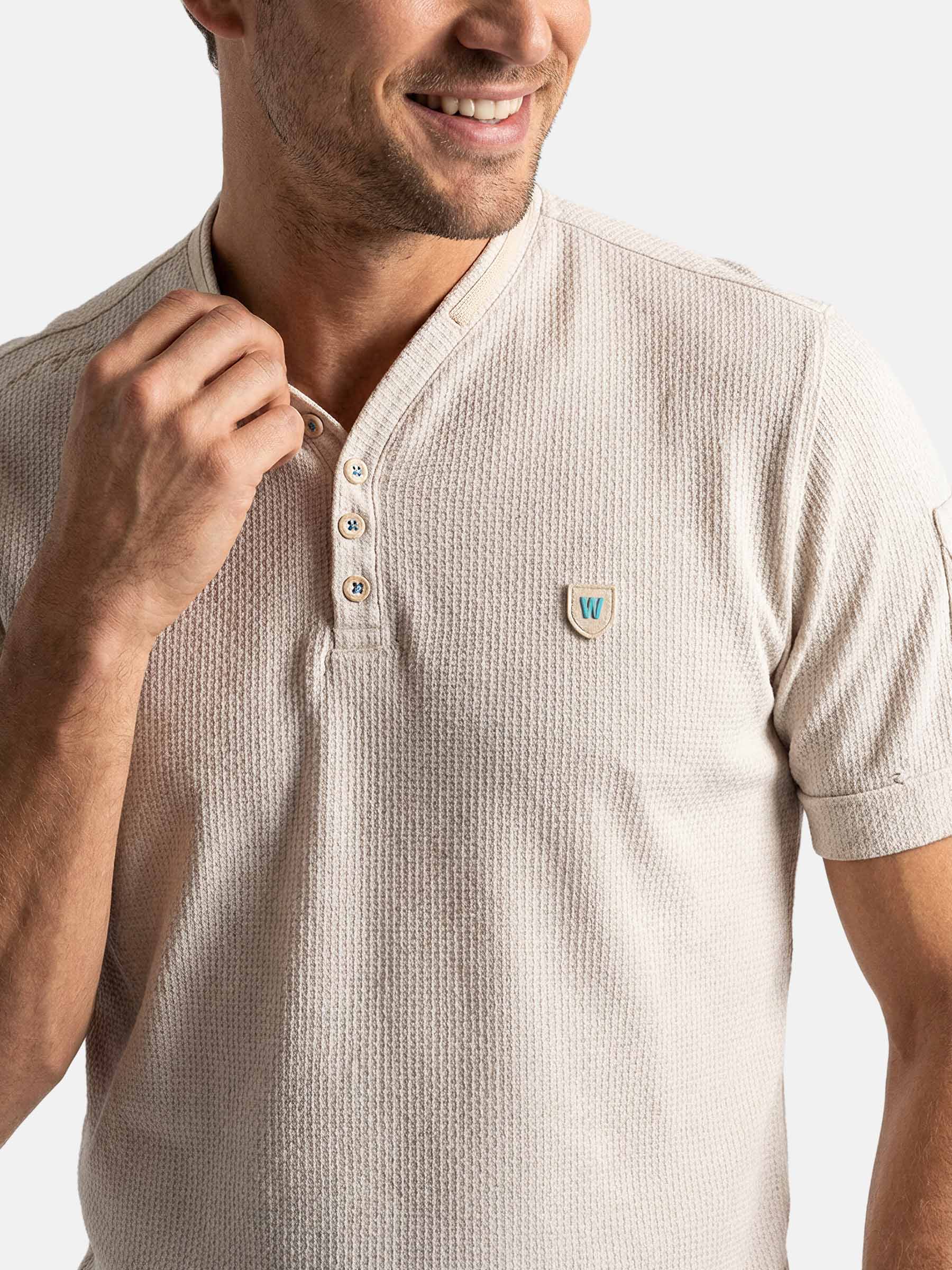 T-shirt 79667 Zentar Lichtbeige