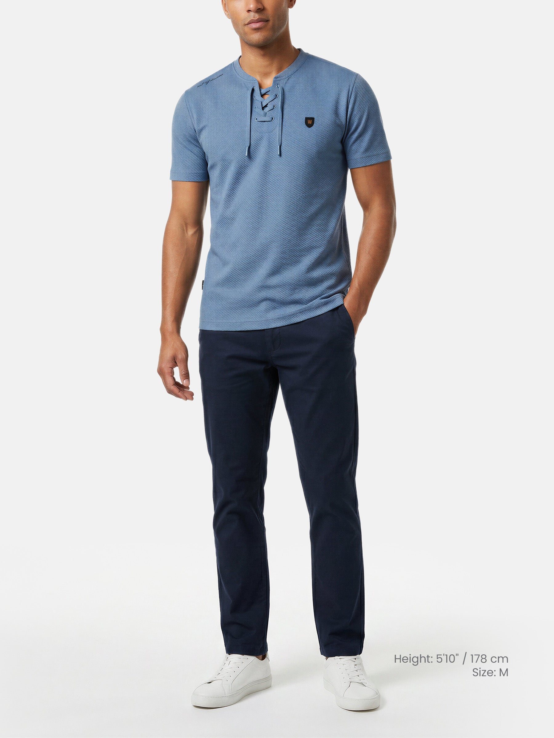 T-shirt 79666 Zorkan Licht Indigo