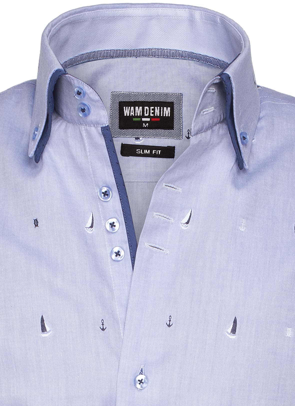 Shirt Long Sleeve 75492 Blue