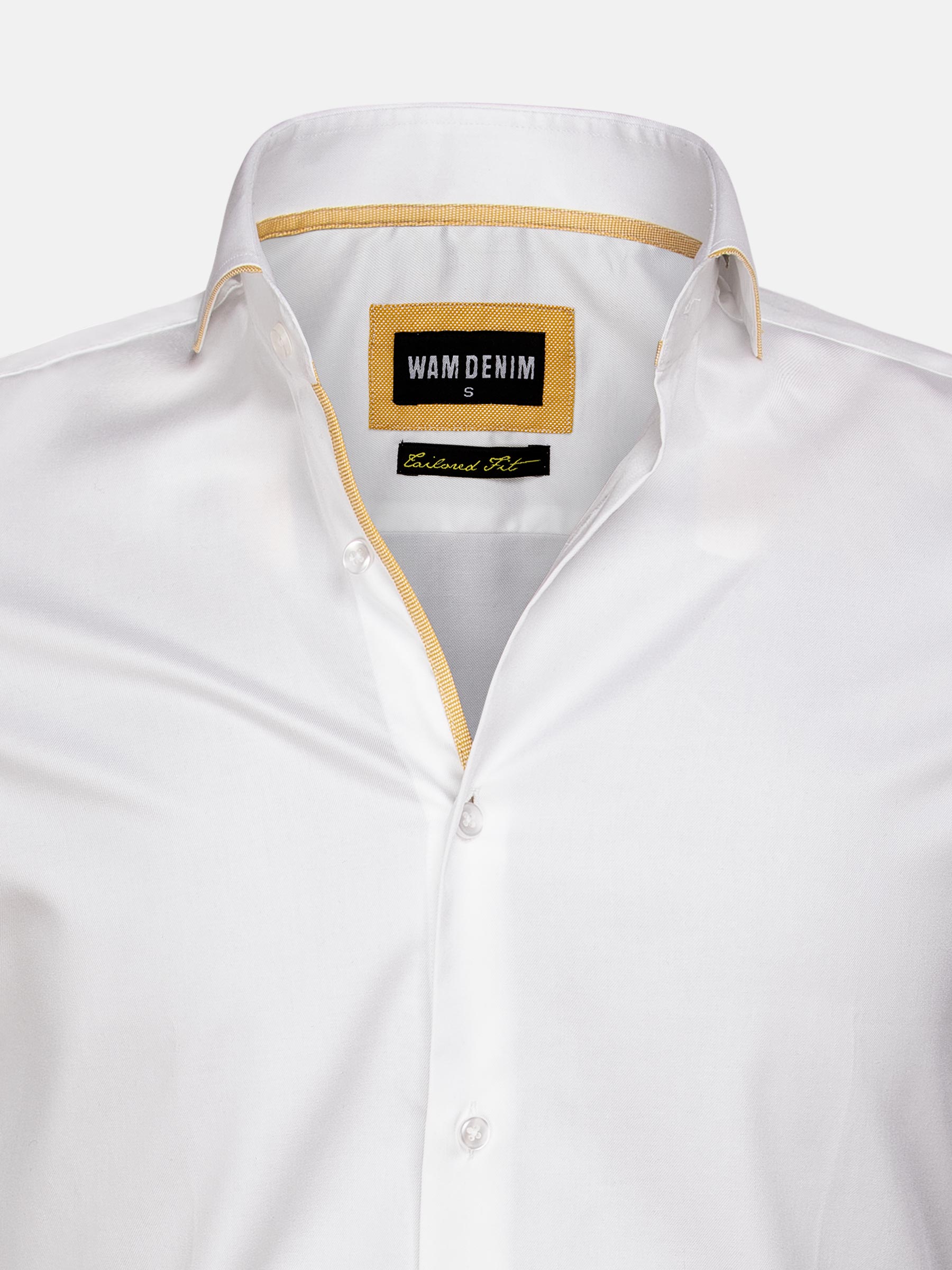 Shirt Long Sleeve 75554 Adria White Yellow