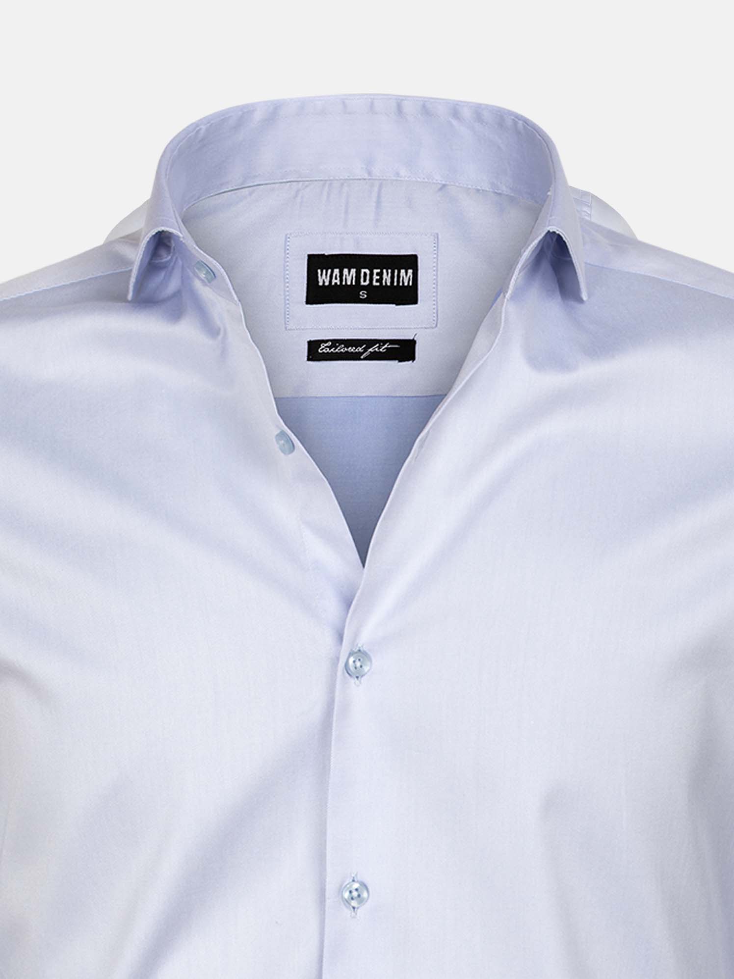 Shirt Long Sleeve Prato 75563 Light Blue