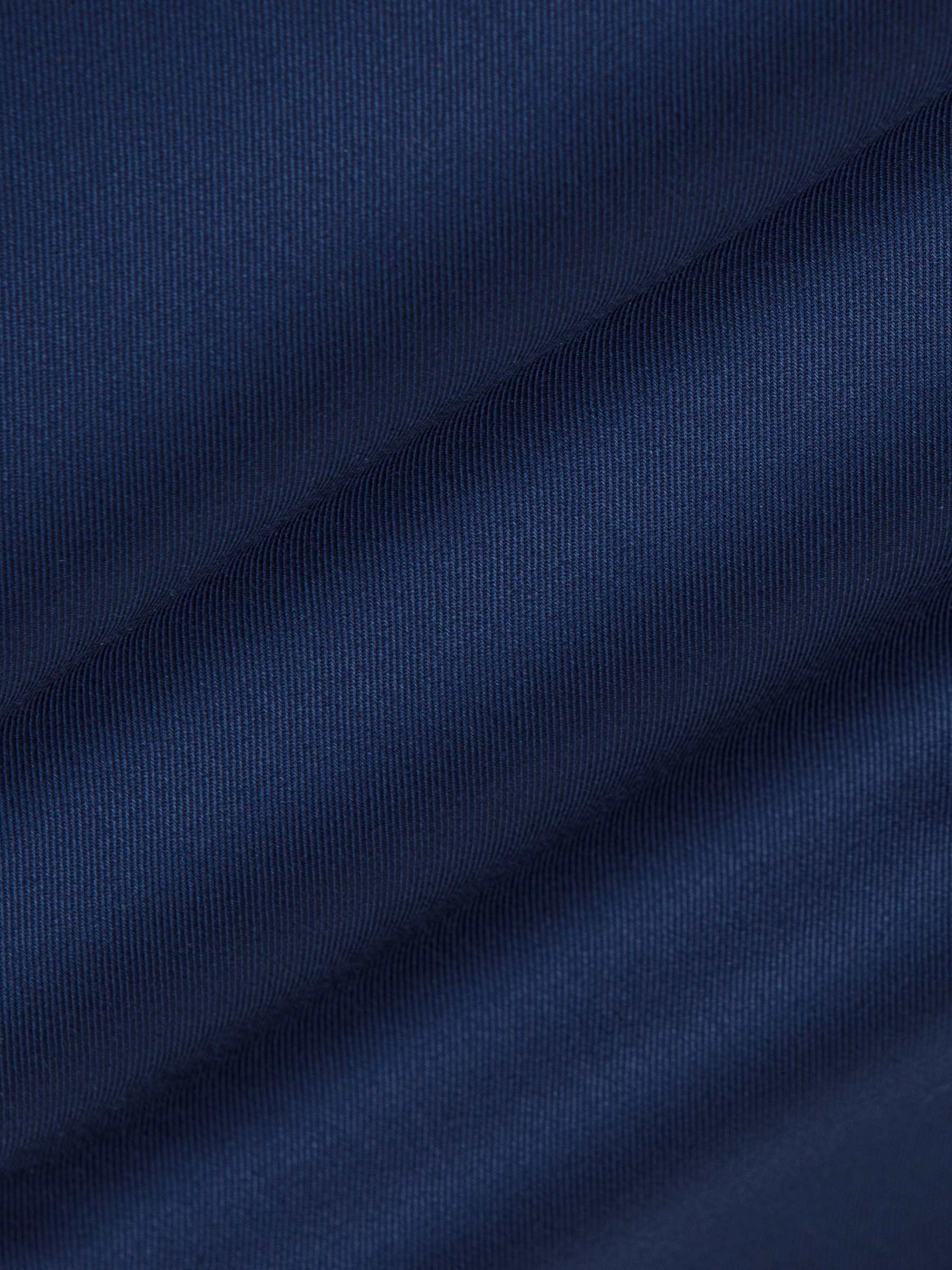 Vercelli Solid Navy Shirt Long Sleeve 
