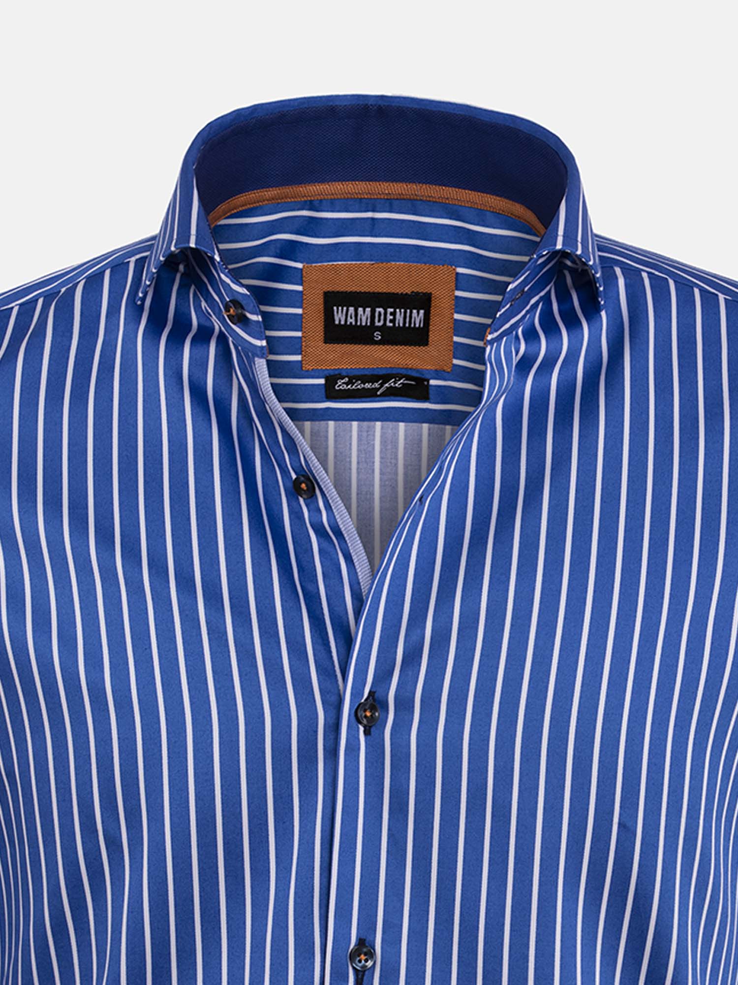 Shirt Long Sleeve Rossano 75569 Royal Blue