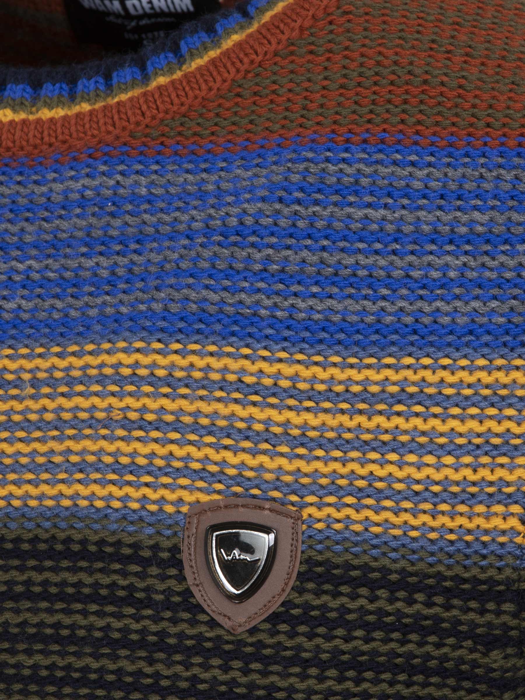 Knitwear 77517 Puebla Royal Blue Yellow 